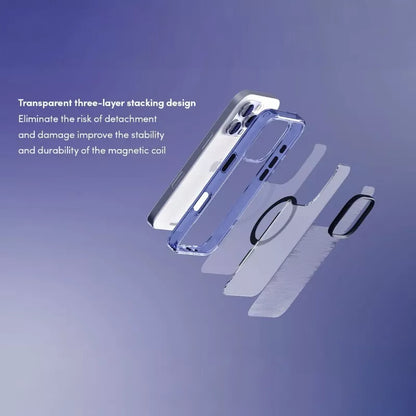 Moshi iGlaze MagSafe – dėklas iPhone 16 Pro (rūko baltumo)