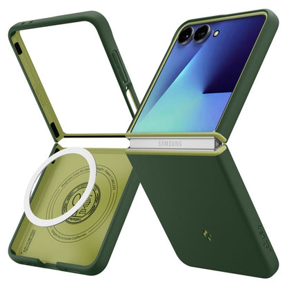 Spigen Nano Pop Mag MagSafe dėklas Samsung Galaxy Z Flip 7 (Avo Green)