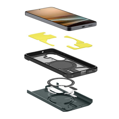 Spigen Tough Armor MagSafe dėklas Samsung Galaxy S26+ (Abyss Green)