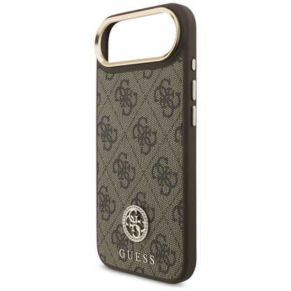 Guess 4G Cirkonio Logotipas MagSafe Dėklas iPhone Air (Rudos)