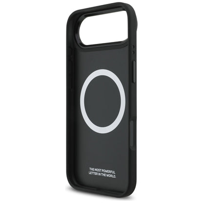 BMW M Perforated Stripe Logo MagSafe dėklas iPhone Air (mėlynas)