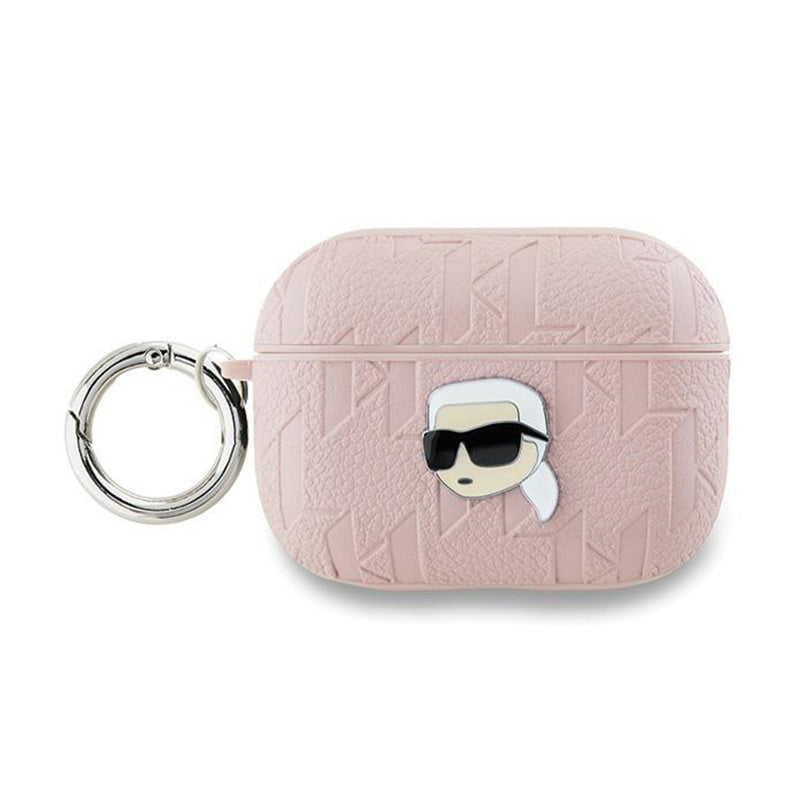 Karl Lagerfeld Monogram Karl Head - AirPods Pro 2 dėklas (rožinis)