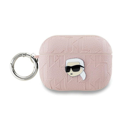 Karl Lagerfeld Monogram Karl Head - AirPods Pro 2 dėklas (rožinis)