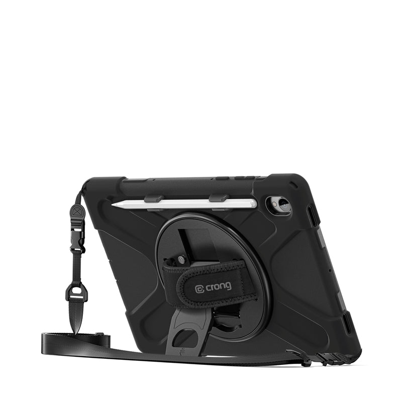 Crong Defender Plus – tvirtas dėklas Samsung Galaxy Tab S11 11” (juodas)