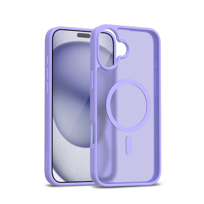 Crong Hybrid Matte Magnetic - MagSafe iPhone 17 dėklas (Levanda)