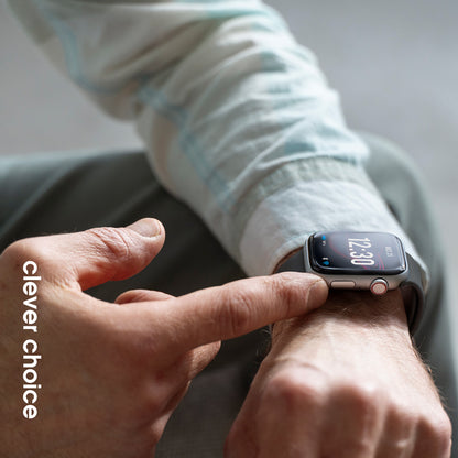 „Crong Liquid“ – dirželis, skirtas „Apple Watch“ 44/45/46/49 mm (grafito spalvos)