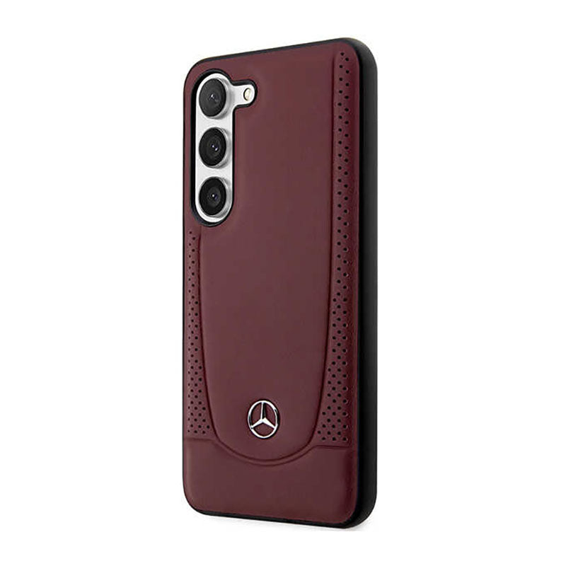 Mercedes Leather Urban Line – dėklas Samsung Galaxy S23+ (raudonas)