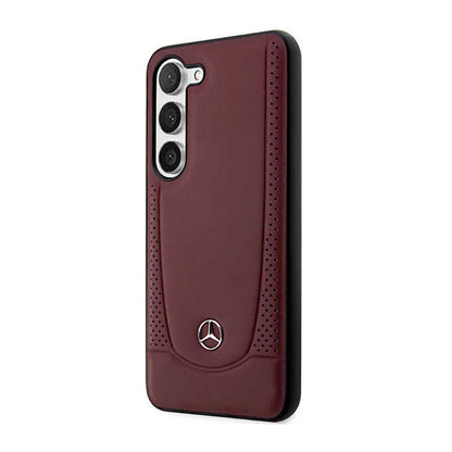 Mercedes Leather Urban Line – dėklas Samsung Galaxy S23+ (raudonas)