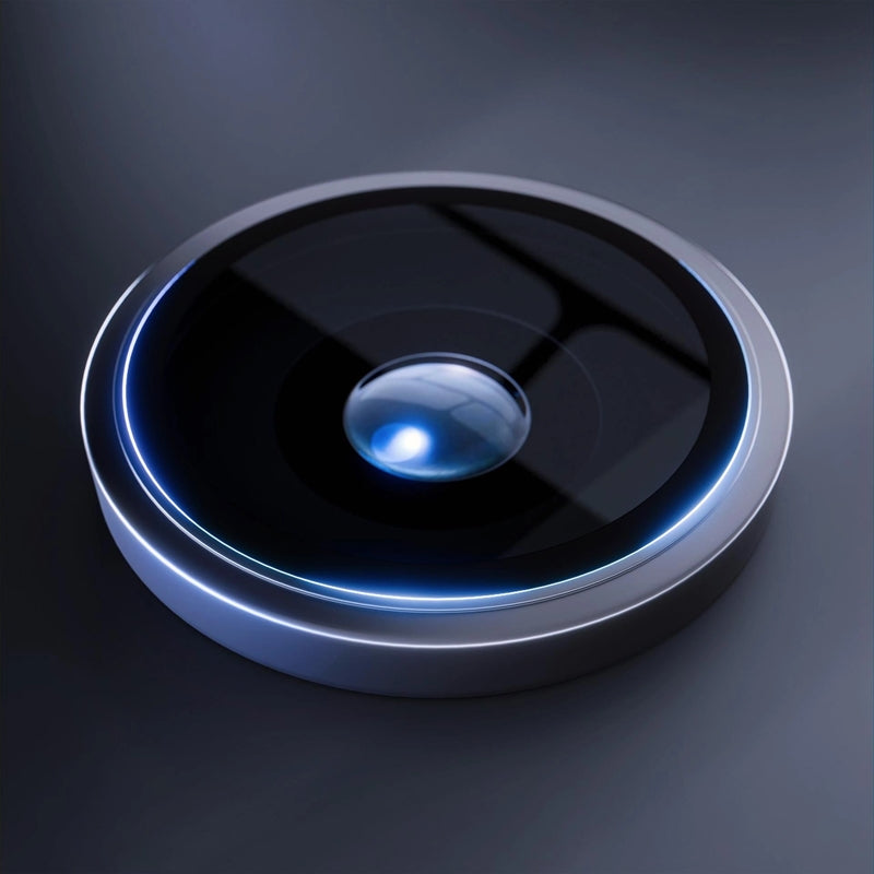 3mk HARDY Pro objektyvo apsauga - Kameros objektyvo stiklas iPhone Air (Titano pilka)