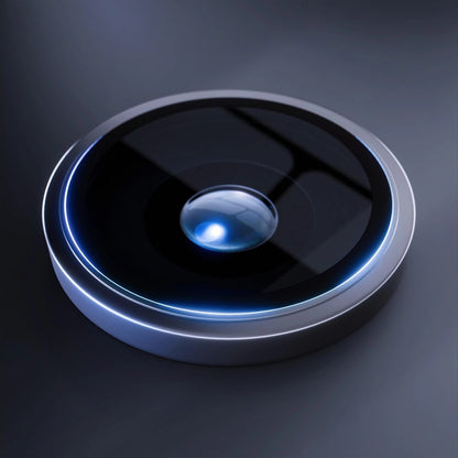 3mk HARDY Pro objektyvo apsauga - Kameros objektyvo stiklas iPhone Air (Titano pilka)