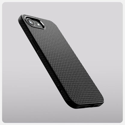 Spigen Liquid Air dėklas iPhone 17e / 16e (Matinis juodas)