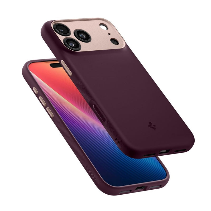 Nano Pop Mag MagSafe - Dėklas iPhone 17 Pro (Bordo pupelės) Spigen