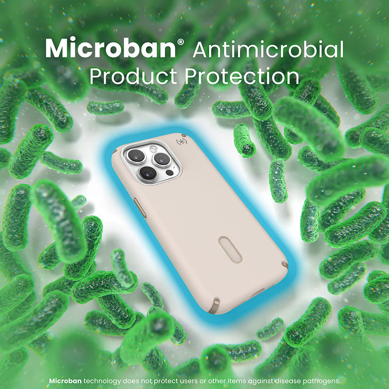 Speck Presidio2 Pro ClickLock & MagSafe – dėklas skirtas iPhone 15 Pro (Bleached Bone / Heirloom Gold / Hazel Brown)