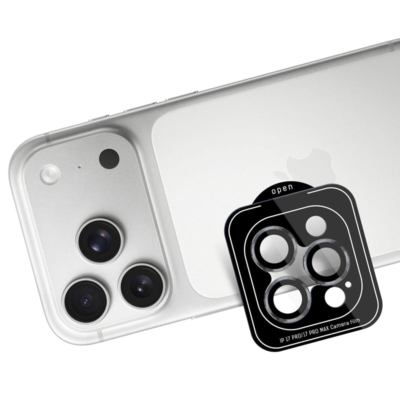 3mk Objektyvo apsauga Pro - Kameros objektyvo stiklas, skirtas iPhone 17 Pro / iPhone 17 Pro Max (Titano pilka)