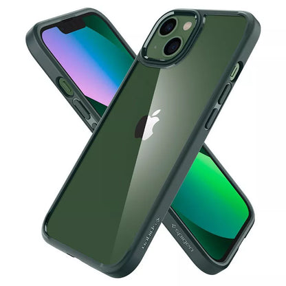 Spigen Ultra Hybrid - dėklas skirtas iPhone 13 (žalias)