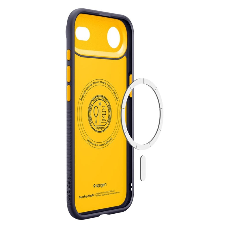 Spigen Nano Pop Mag MagSafe dėklas, skirtas iPhone Air (Blueberry Navy)