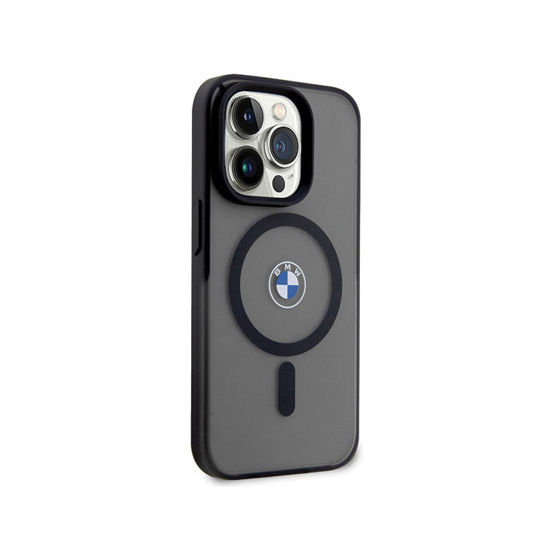 BMW Signature MagSafe – dėklas, skirtas „iPhone 14 Pro Max“ (juodas)
