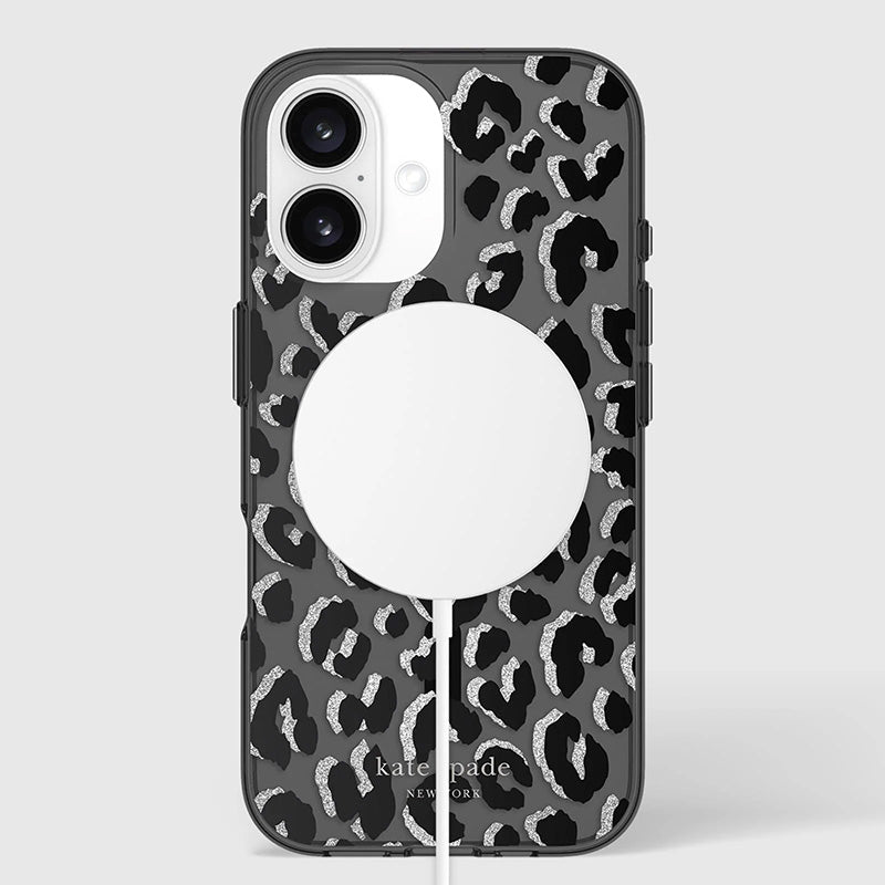 Kate Spade New York Protective MagSafe – dėklas iPhone 16 (City Leopard)