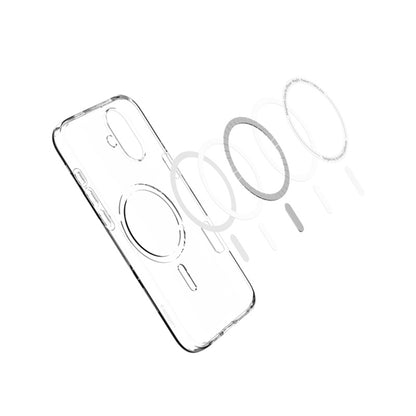Spigen Liquid Crystal Mag MagSafe – dėklas, skirtas iPhone 16 Plus (skaidrus)