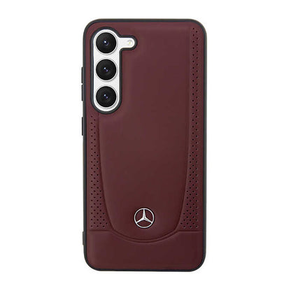 Mercedes Leather Urban Line – dėklas Samsung Galaxy S23+ (raudonas)