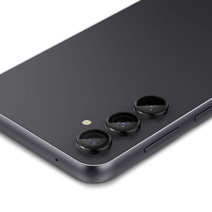 Spigen Optik Pro GLAS.TR EZ Fit kameros apsauga 2-Pack - Lęšio apsauginis stiklas skirtas Samsung Galaxy S23 FE (2 vnt) (juoda)