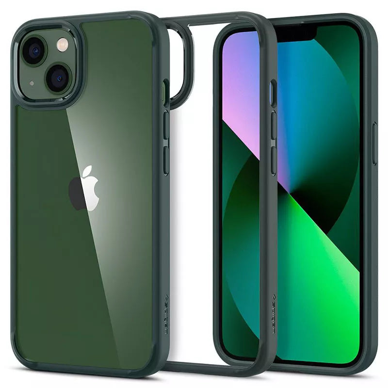 Spigen Ultra Hybrid - dėklas skirtas iPhone 13 (žalias)
