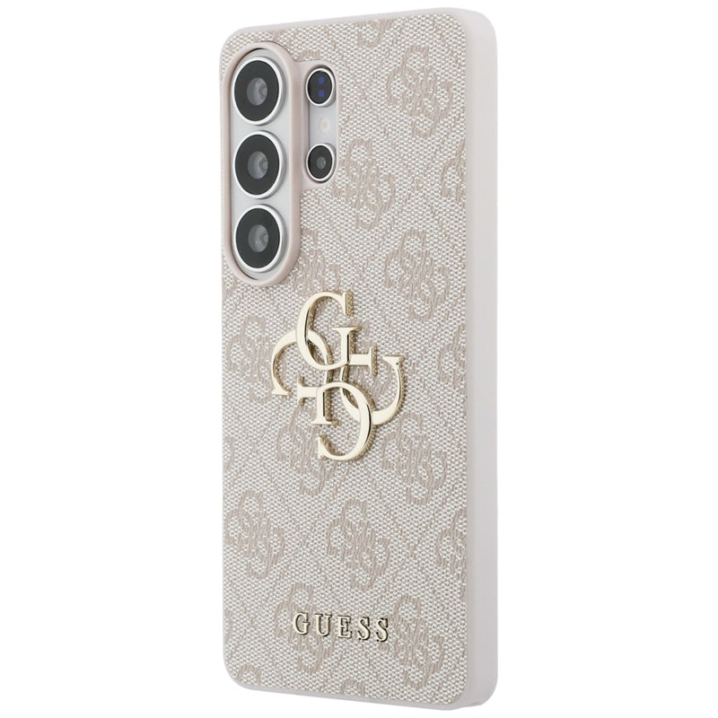 Guess 4G Big Metal Logo dėklas - Samsung Galaxy S26 Ultra (Rožinis)
