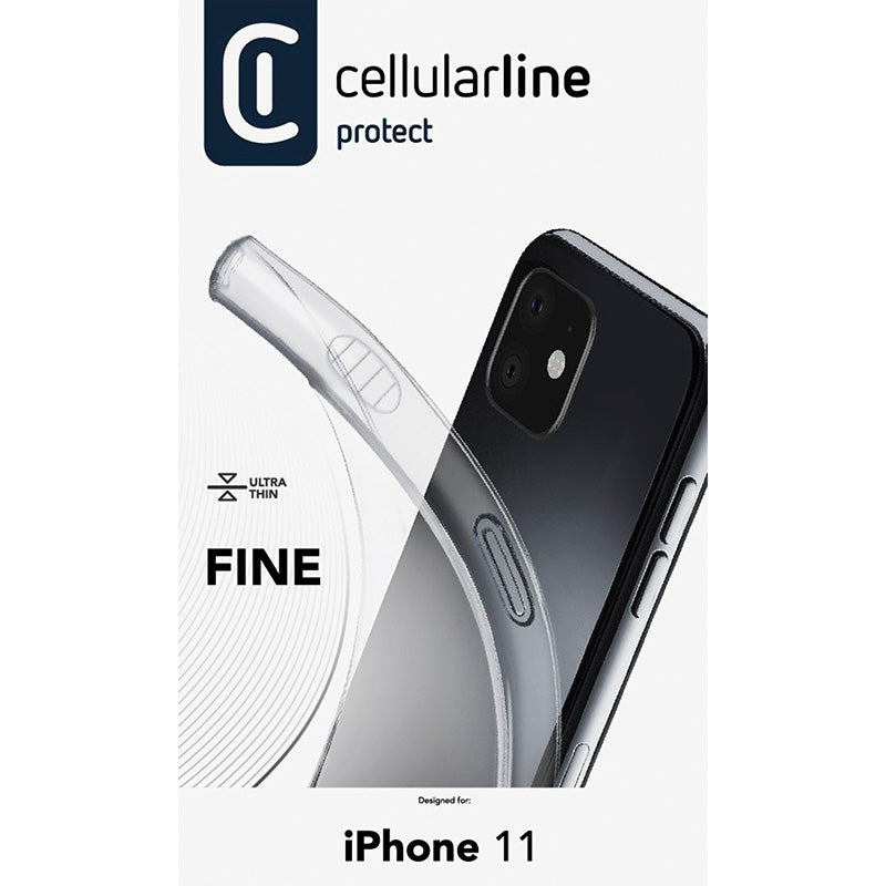 Cellularline Fine - dėklas, skirtas iPhone 11 (skaidrus)