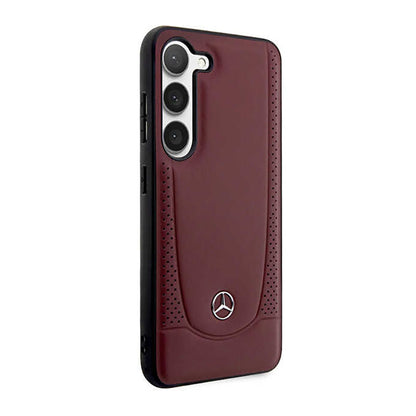 Mercedes Leather Urban Line – dėklas Samsung Galaxy S23+ (raudonas)