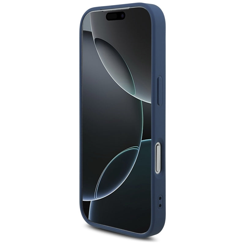 Guess 4G Big Logo dėklas iPhone 17 Pro (mėlynas)