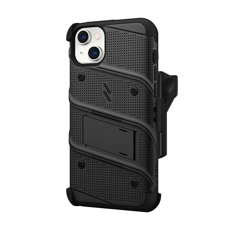 ZIZO BOLT serija – dėklas, skirtas „iPhone 14 Plus“ (juodas)