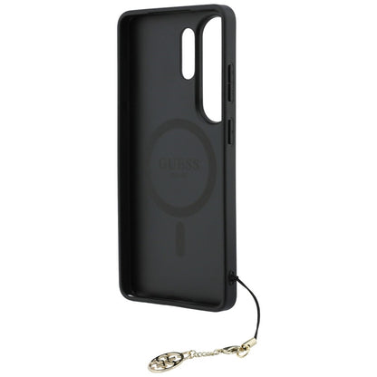 Guess 4G Classic Logo Charm MagSafe dėklas - Samsung Galaxy S26 Ultra (Juodas)