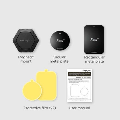 Spigen magnetinis automobilio laikiklis QS11 - Automobilio laikiklis (juodas)