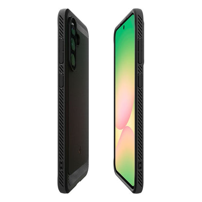 Spigen Rugged Armor – dėklas Samsung Galaxy A56 5G (matinė juoda)