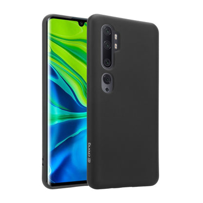 Crong Color Cover – lankstus dėklas, skirtas Xiaomi Mi Note 10 / Mi Note 10 Pro (juodas)