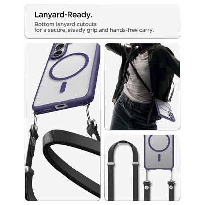 Spigen Ultra Hybrid Mag MagSafe dėklas Samsung Galaxy S26+ (Deep Purple)