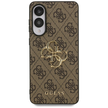 Guess Big 4G Logo Classic Logo - dėklas Samsung Galaxy S25 Edge (ruda)