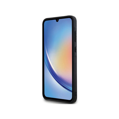 Karl Lagerfeld „Fixed Glitter Ikonik Logo Metal Pin“ – „Samsung Galaxy A35 5G“ dėklas (sidabrinis)