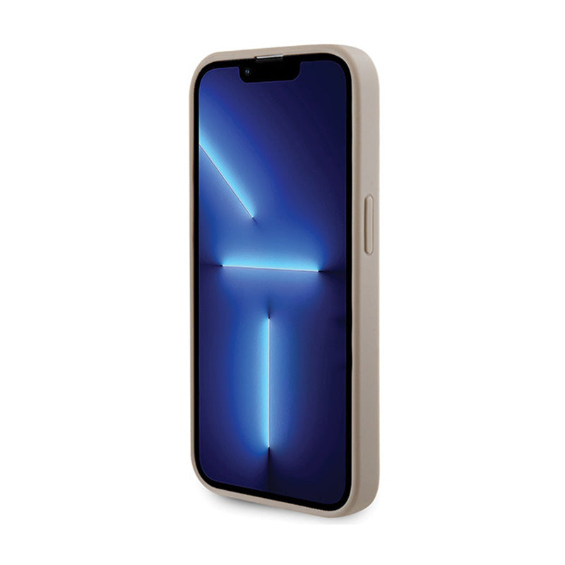 Guess 4G Strass Metal Logo - "iPhone 15 Pro" dėklas (auksinis)