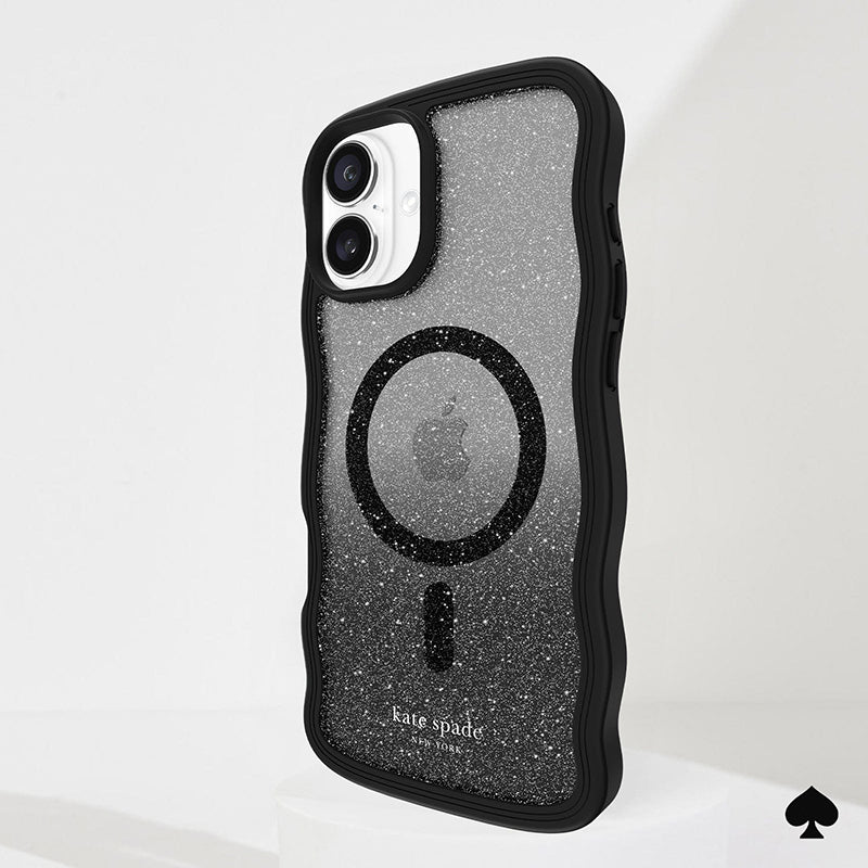 Kate Spade New York Wavy MagSafe – dėklas, skirtas „iPhone 16 Plus“ (Nakties kritimas)