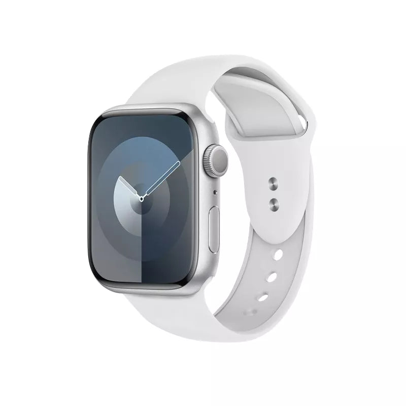 Crong Liquid – Dirželis skirtas Apple Watch 38/40/41/42 mm (baltas)