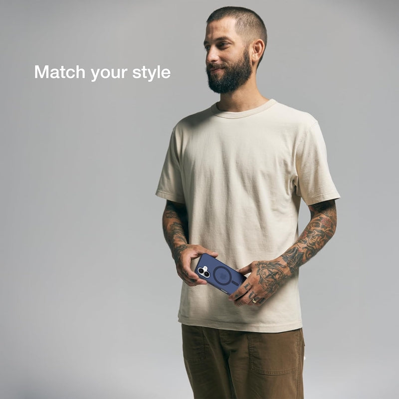 Incase Slim Case MagSafe – Dėklas iPhone 16 (Giliai Kosminė Mėlyna)