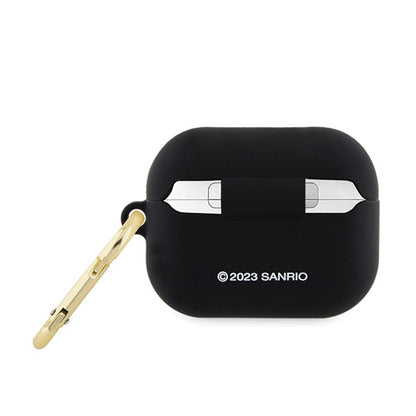 Hello Kitty silikoninis 3D dėklas su kačiuko galva – dėklas, skirtas „AirPods Pro“ (juodas)