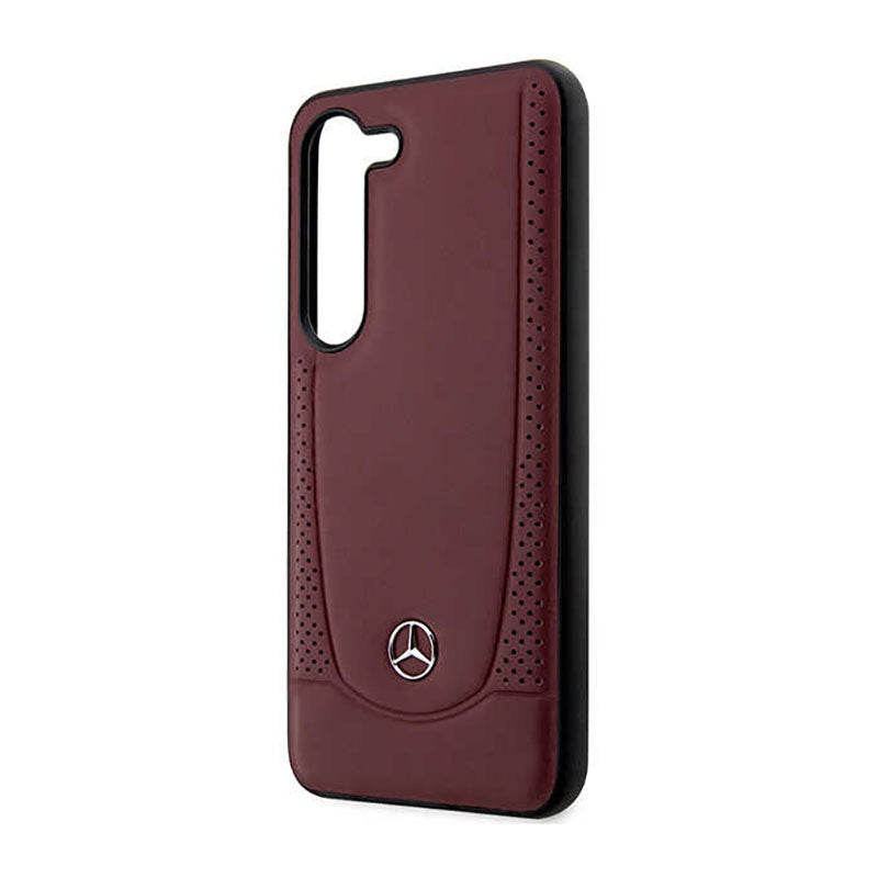 Mercedes Leather Urban Line – dėklas Samsung Galaxy S23+ (raudonas)