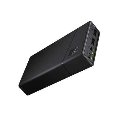 Mobilusis įkroviklis Green Cell GC PowerPlay20 20000mAh su greituoju įkrovimu, 2x USB Ultra Charge ir 2x USB-C Power Delivery 18W