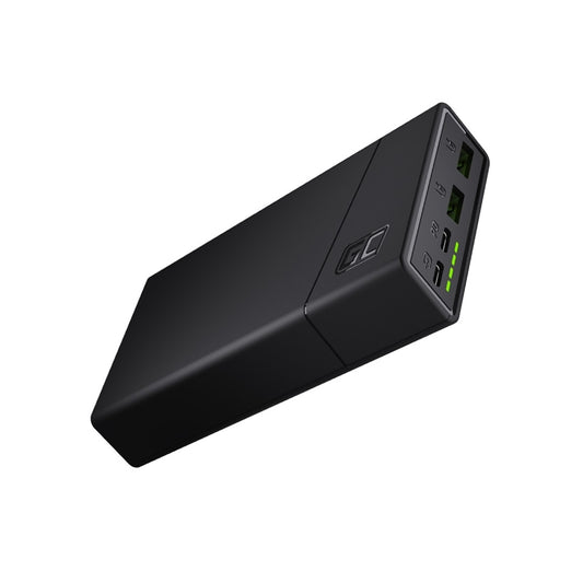 Mobilusis įkroviklis Green Cell GC PowerPlay20 20000mAh su greituoju įkrovimu, 2x USB Ultra Charge ir 2x USB-C Power Delivery 18W