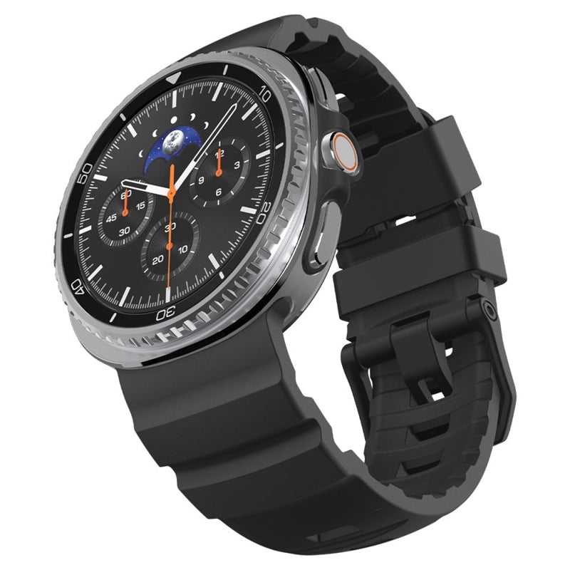 Spigen WBS2 - Dirželis Samsung Galaxy Watch 8 / 8 Classic 40 / 44 / 46 mm (Juodas)