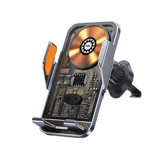 WEKOME WP-U204 Vanguard Series - Automobilinis laikiklis su belaidžiu įkrovimu 15W (juodas)