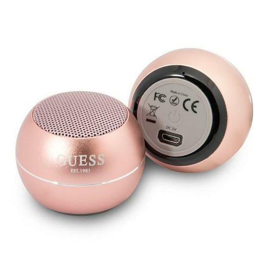 Guess Mini Bluetooth garsiakalbis 3W 4H (rožinis)
