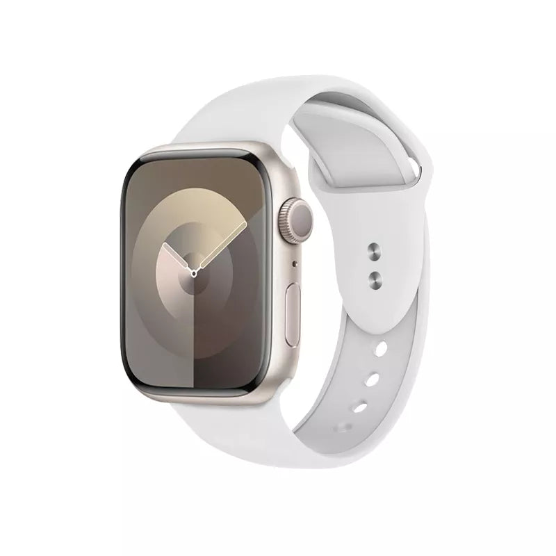 Crong Liquid – Dirželis skirtas Apple Watch 38/40/41/42 mm (baltas)